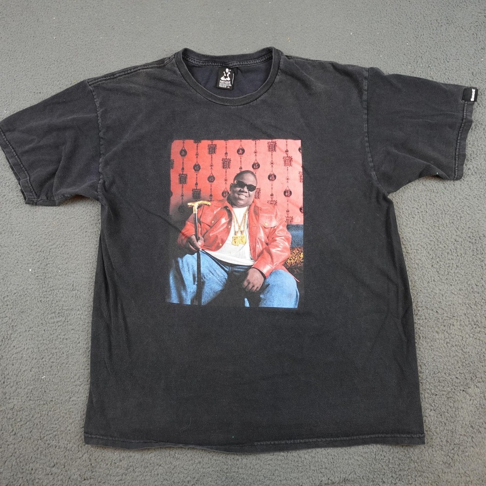Vintage Biggie T FUCT Shirt Mens XL Black Shawn Mortensen 90s Hip Hop USA